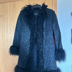 Vintage express alpaca fur coat